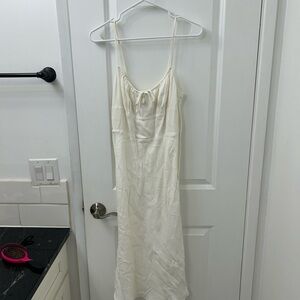 Wilfred Cream Slip Dress